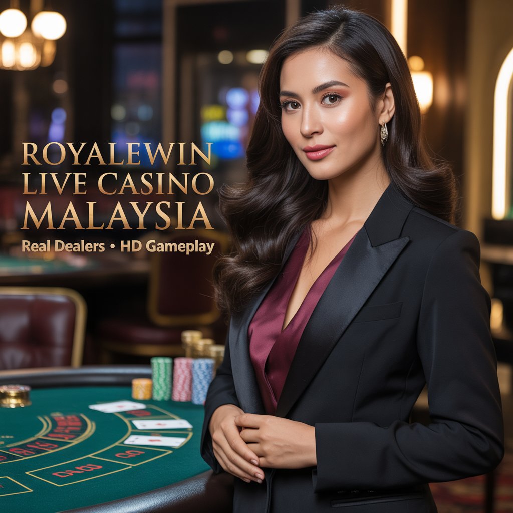 Royalewin Live Casino Malaysia featuring real dealers and HD gameplay