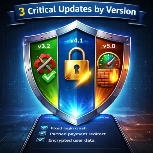 Bug Fixes and Security Patches, Bug Fixes, Security Patches, Critical Updates