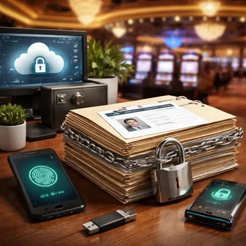 KYC document storage, casino KYC document security, how casinos store KYC data, KYC encryption casinos